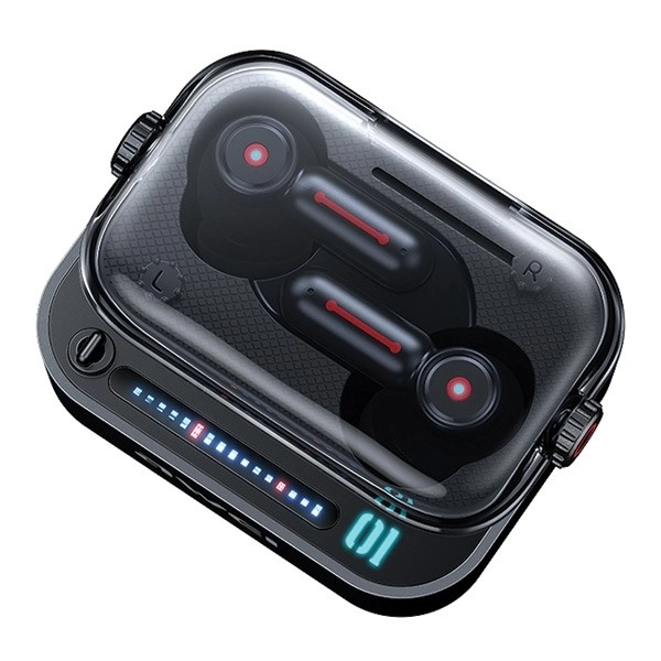 Sluchátka Bluetooth 5.3 TWS T58 ANC černá