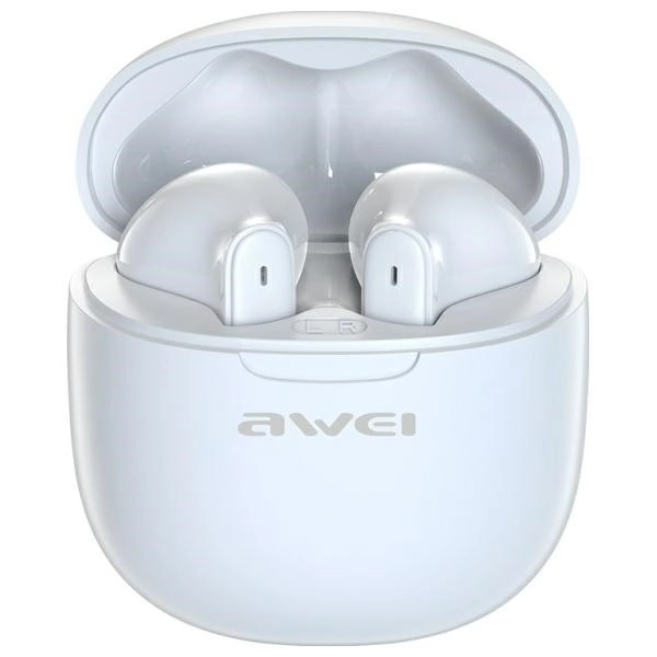 Bluetooth sluchátka T68 TWS ENC bílá