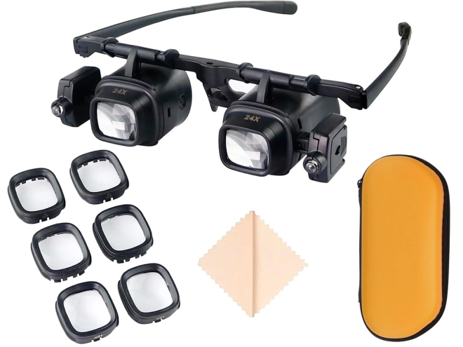 Lupy s LED osvětlením pro detailní práci