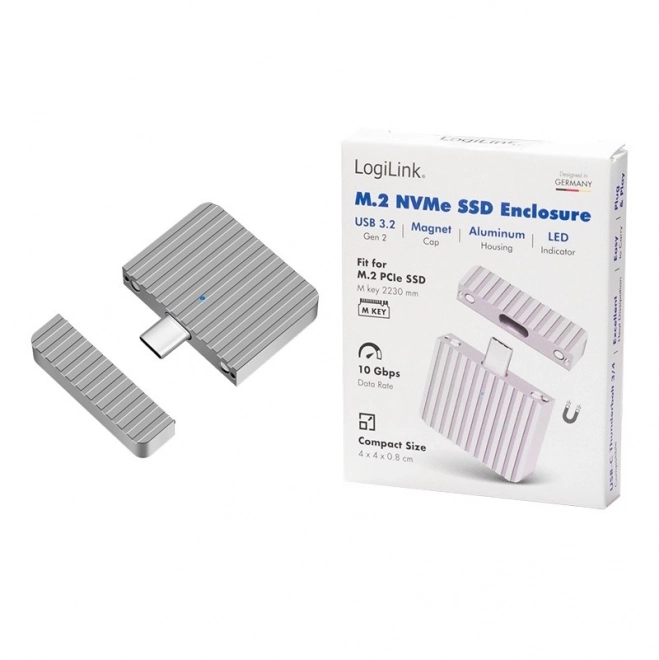 Ultrakompaktní SSD hliníkové pouzdro s USB 3.2 a PCIe NVMe