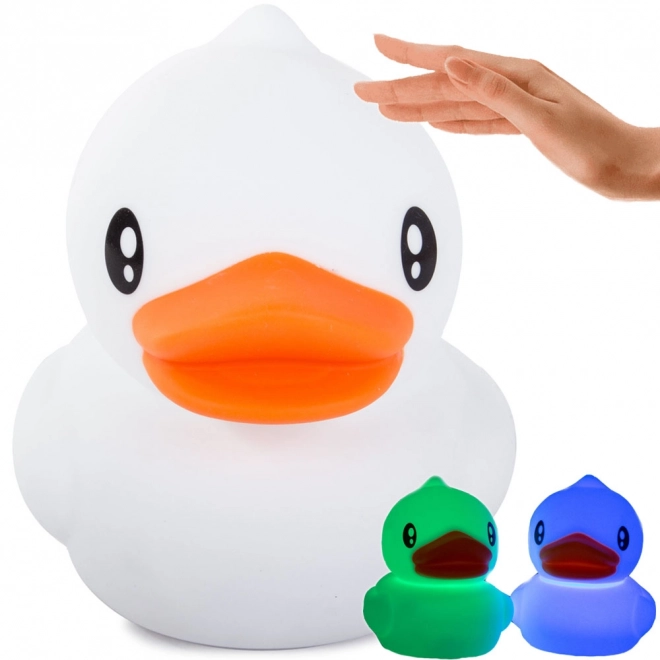 Dětská LED noční lampa ve tvaru kachničky