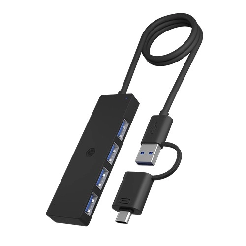 Rozbočovač s 4 porty USB Typ-A s konektorem Typ-C/A