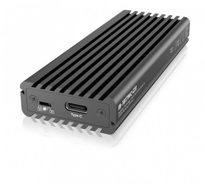 Externí hliníkové pouzdro pro M.2 NVMe a SATA SSD s USB‑C 10 Gb/s – ICY BOX