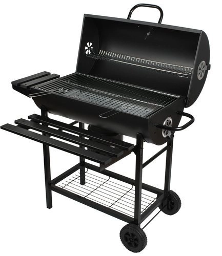 Zahradní gril s krytem - sud G8057
