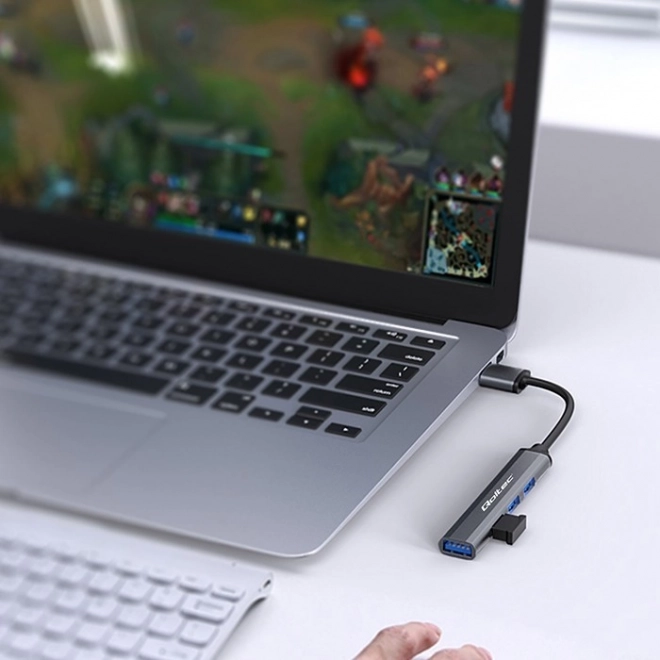 Adaptér USB 3.0 hUB 4v1 | USB 3.0 | 3x USB 2.0
