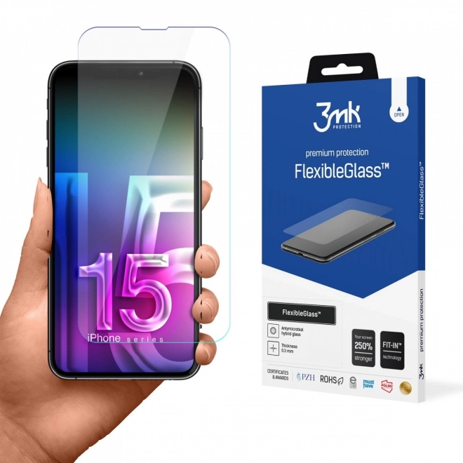 FlexibleGlass iPhone 15 Plus 6,7 Hybridní sklo
