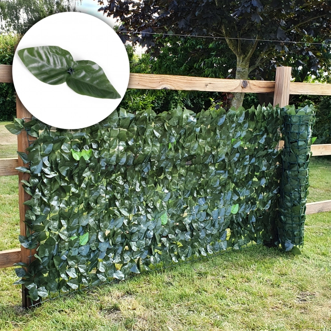 Umělý živý plot 300x50 cm zelený na balkón