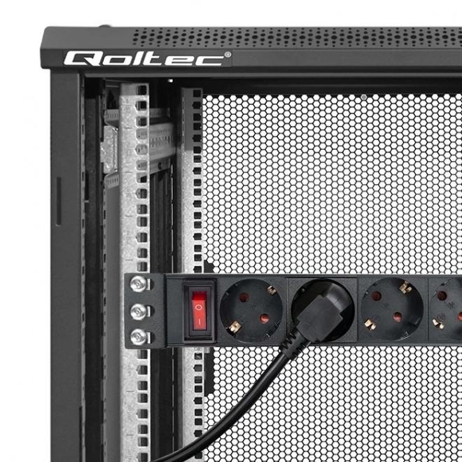 Listva napájení pro skříň RACK 10" s 4 zásuvkami