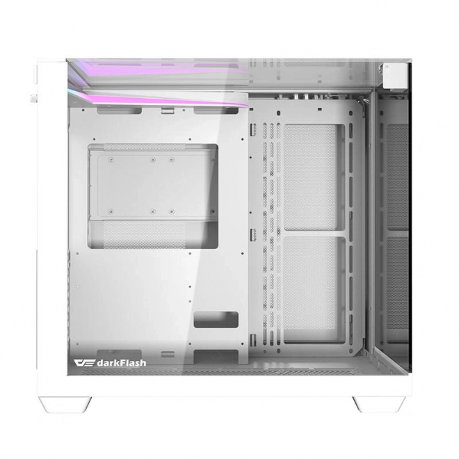 Počítačová skříň Darkflash TH285 se 4 ventilátory (bílá)