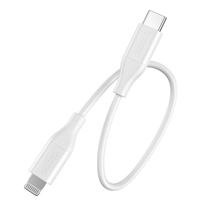 nabíjecí a datový kabel CHOETECH USB‑C na Lightning 1,2 m, PD 18/30 W, bílý