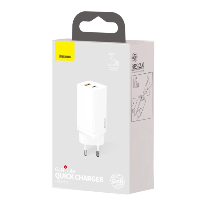 Rychlonabíjení až 65 W s GaN technologií