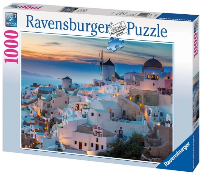 Puzzle Večer v Santorini 1000 ks Ravensburger