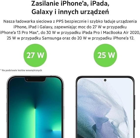 BOOST CHARGE 30w USB-C PD PPS síťová nabíječka + kabel USB-C