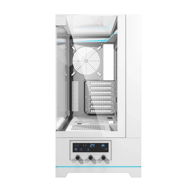 Počítačová skříň Darkflash DY450 bez ventilátorů (bílá)