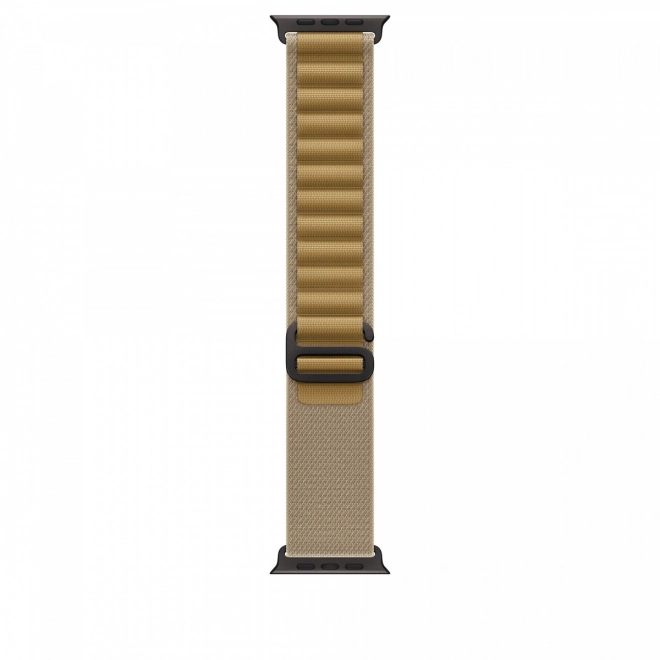 Řemínek Alpine v béžové barvě pro obálku 49 mm - velikost L - titanové prvky v černé barvě