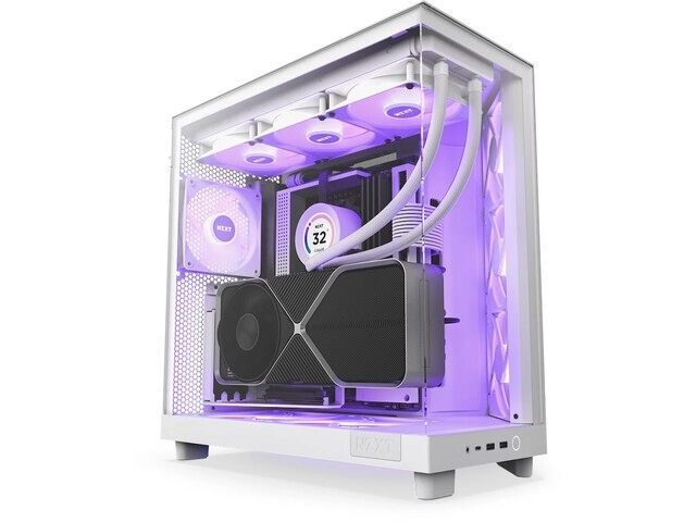 H6 Flow RGB kryt s oknem Bílá