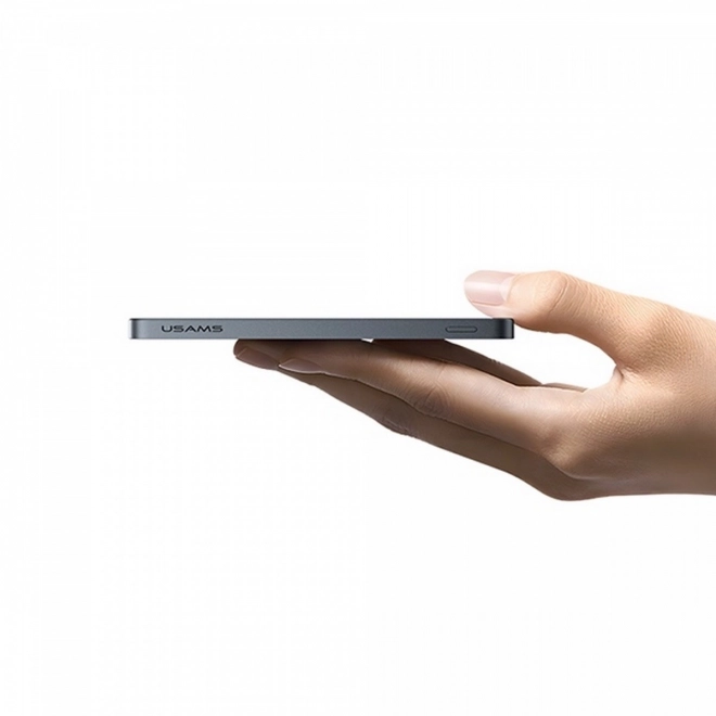 Indukční powerbanka 5000mAh 20W Magsafe PD Fast Charge šedá