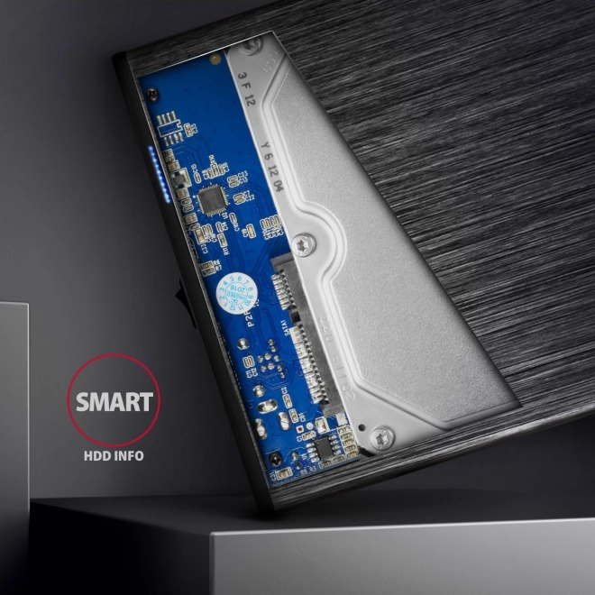Hliníkový externí box AXAGON USB 3.2 Gen 1 pro 3,5" HDD