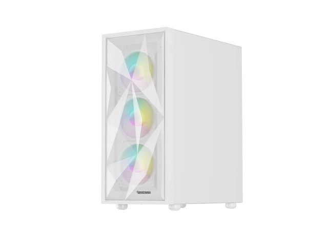 Genesis Diaxid 605 ARGB MIDI TOWER kryt USB-C Bílá