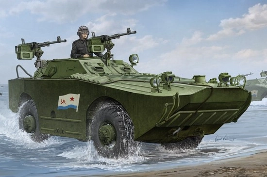 Model plastového vozidla Ruský BRDM-1