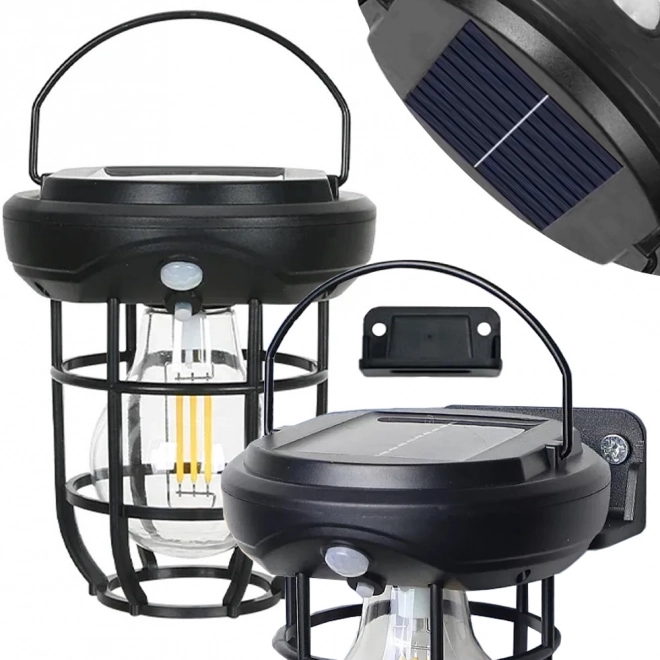 Vodotěsná solární lampa s čidlem pohybu a třemi režimy v LED
