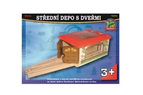 Maxim střední depo pro vláčky s dveřmi