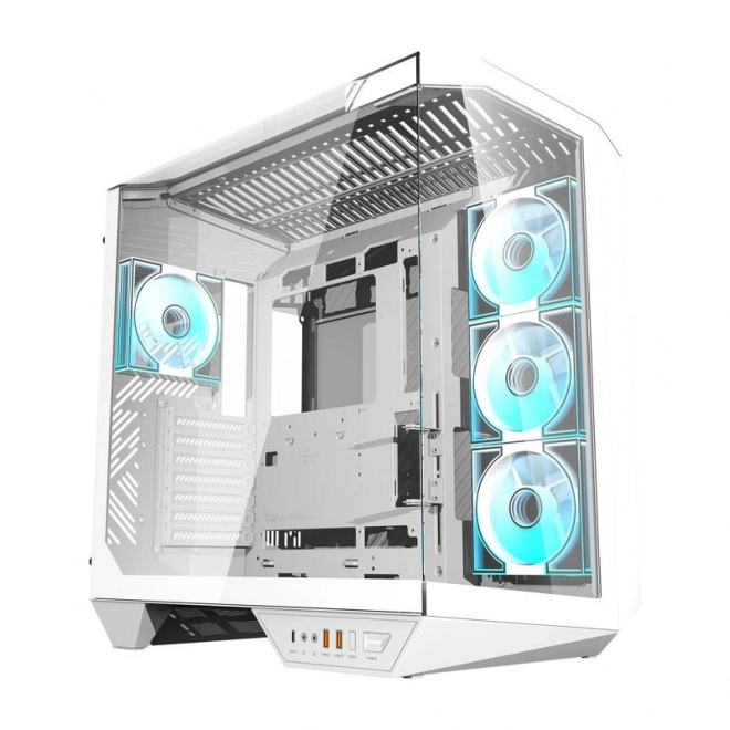 Počítačová skříň Darkflash DY470 se 4 ventilátory (bílá)