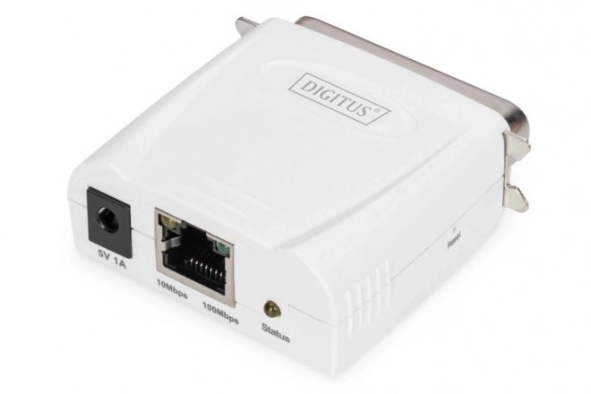 Serwer Fast Ethernet s 1 portem LPT a RJ-45