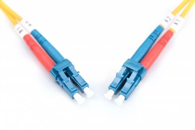 FO Singlemode 09/125 OS2 LC-LC duplexní patchcord 5m žlutý