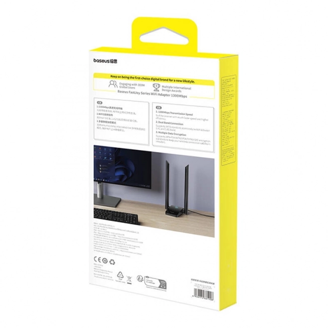WiFi adaptér Baseus FastJoy 1300Mbps