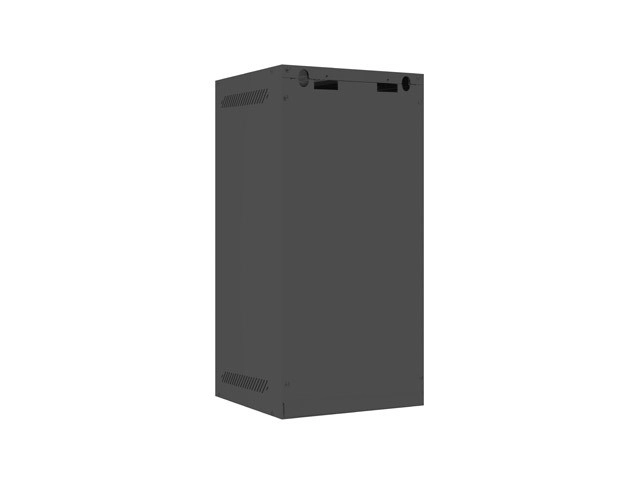 Závěsná skříňka 10'' 12U 280x310 černá FLAT PACK