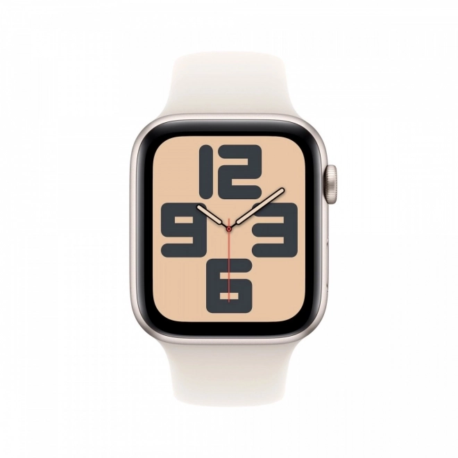 Apple Watch SE GPS + Cellular 40mm hliníkové pouzdro v měsíční záři s měsíčním řemínkem - velikost S/M