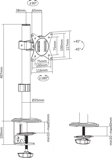 Integrované průchodky na kabely