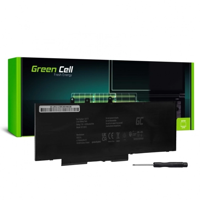 Baterie 93FTF GJKNX 7,6V 6200mAh pro Dell Latitude 5290 5490 5580