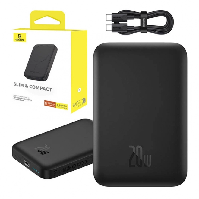 Mini bezdrátová powerbanka Baseus 20W