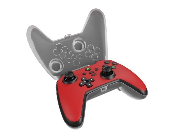 Genesis Mangan 300 drátový gamepad pro PC/Switch/Mobil Red
