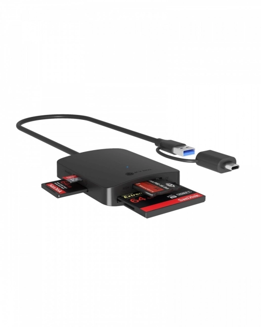 Univerzální čtečka karet USB 3.0 s Typ-C a Typ-A
