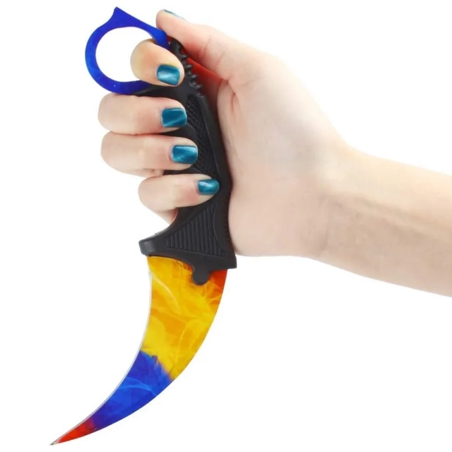 FOXTER® CARAMBIT NŮŽ CS:GO CLAW MIX COLOR CASE 19,5CM
