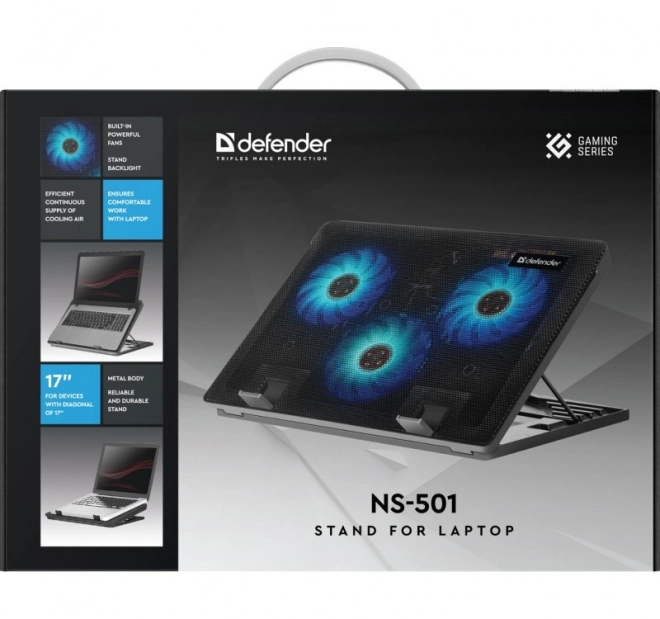 Chladicí podložka na notebook Defender NS-501 15.6"-17"