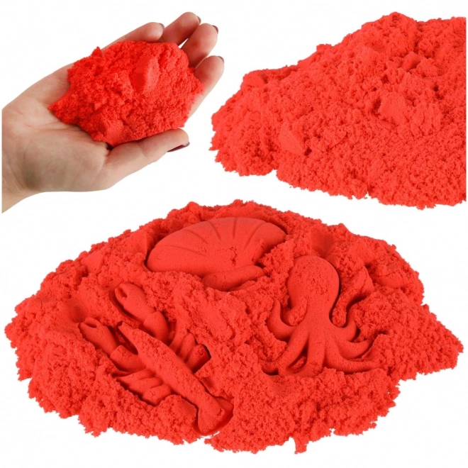 Kinetický písek 1kg – Červený
