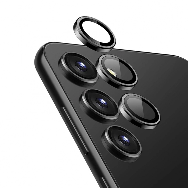 Tvrzené sklo pro objektiv fotoaparátu Samsung Galaxy S24+ Černé