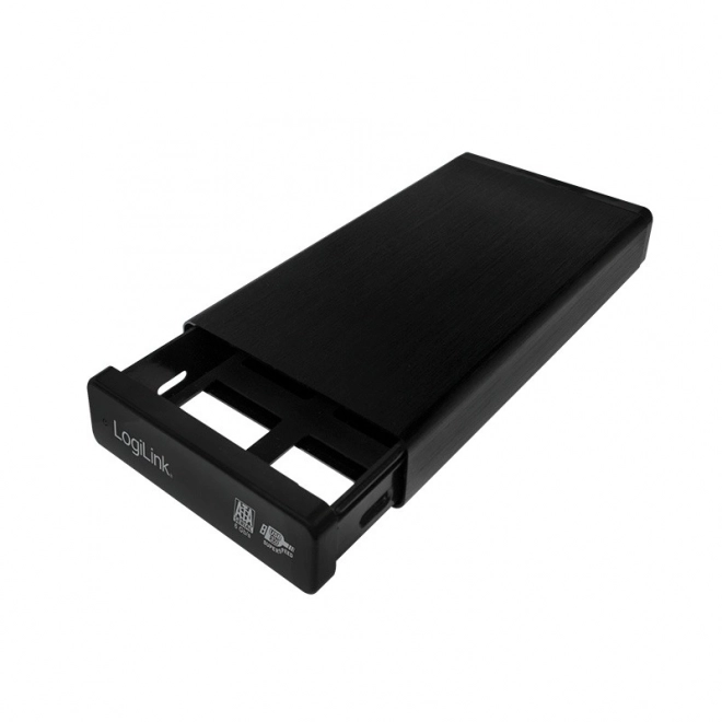 externí box na HDD 3,5" SATA s USB 3.0, černý hliníkový