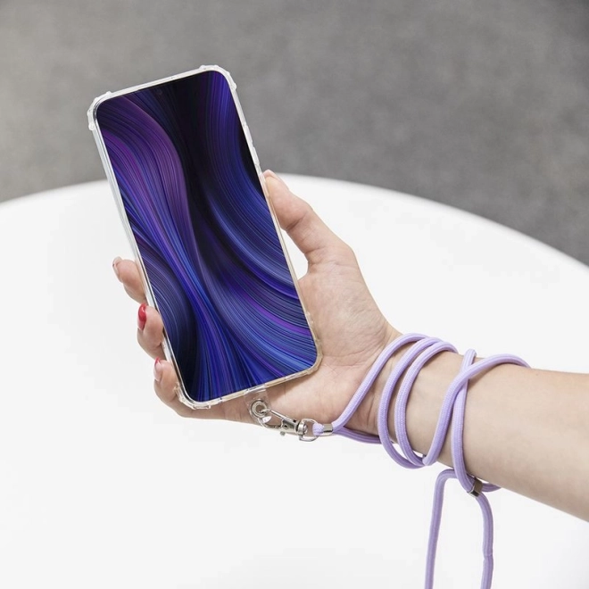 Univerzální popruh na krk pro telefon, černý