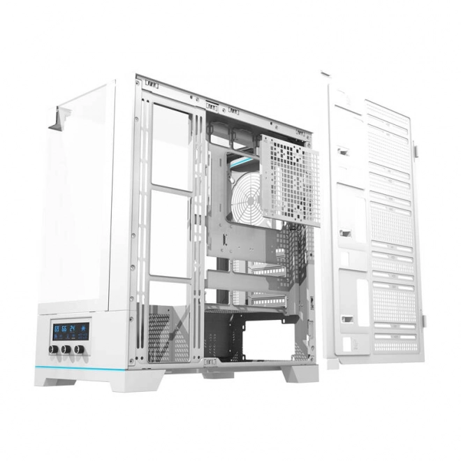 Počítačová skříň Darkflash DY450 bez ventilátorů (bílá)