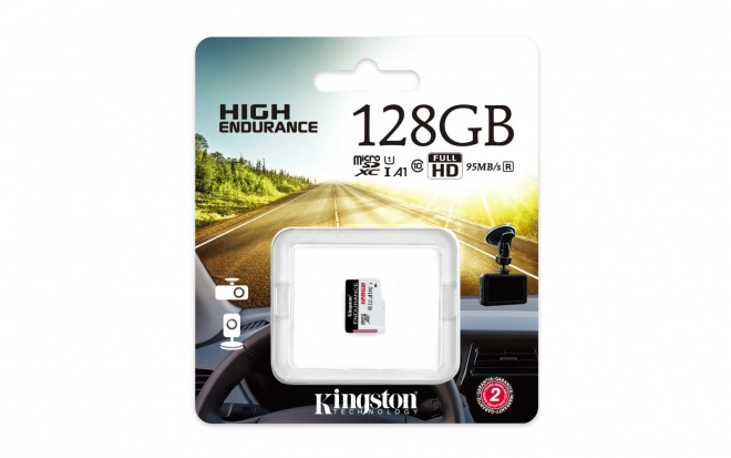 Paměťová karta microSD 128GB Kingston 95/45MB/s C Endurance