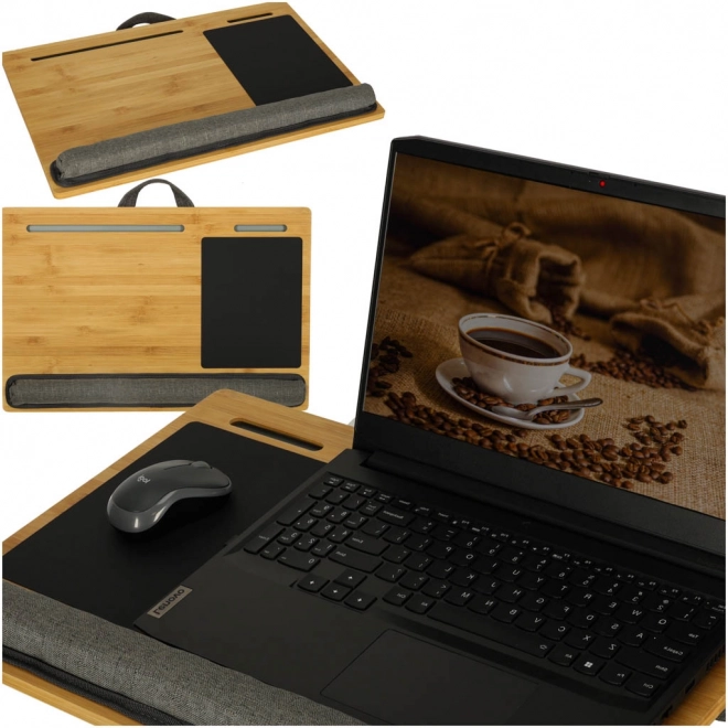 Dřevěný stolek pod notebook