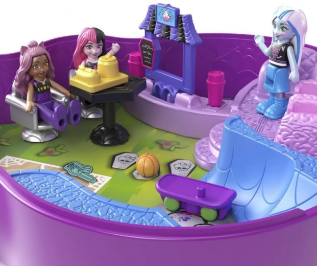 Dvoupatrová škola a skatepark