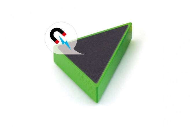 Dřevěné magnetické tangramy