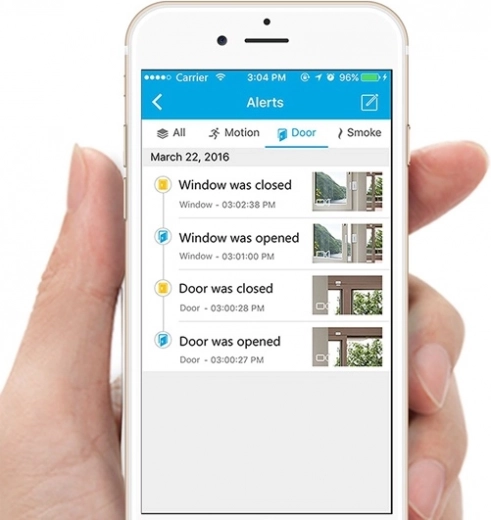 Rychlé upozornění do aplikace Zmodo