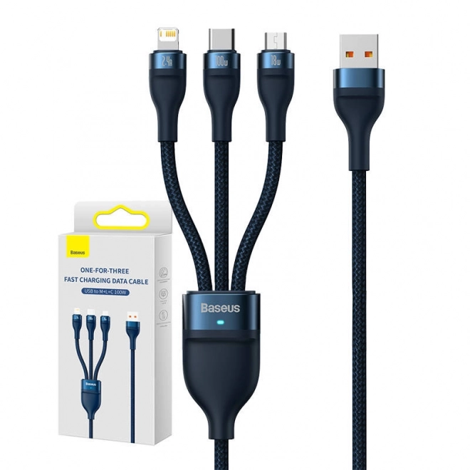Nabíjecí kabel Baseus 3v1 s rychlonabíjením